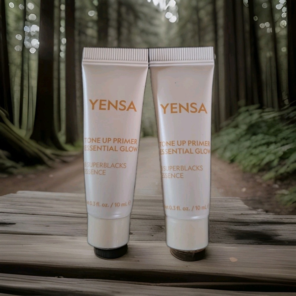 2 x Yensa Tone Up Primer Essential Glow 10ml / 0.34oz Each Sealed